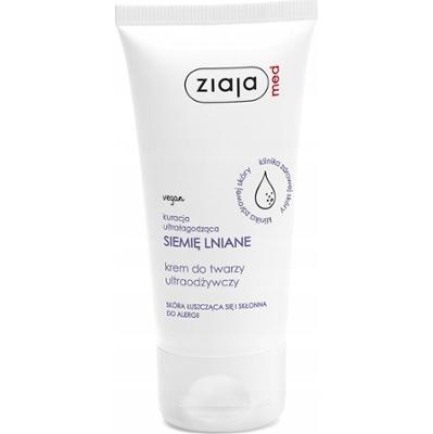 Ziaja Med Krem Do Twarzy Siemię Lniane Ultraodżywczy Skóra Alergiczna 50 ml