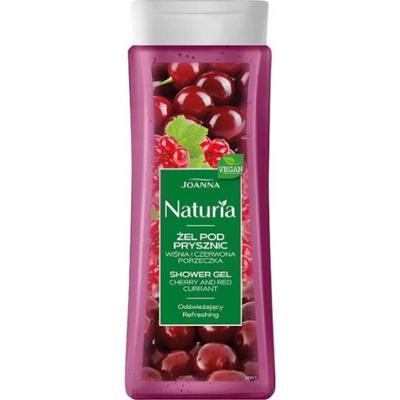 Joanna Naturia Odświeżający Owocowy Żel Pod Prysznic Wiśnia Porzeczka 300ml