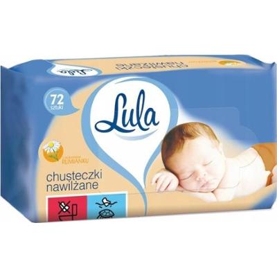 Lula Chusteczki Nawilżane z Rumiankiem 72 sztuki