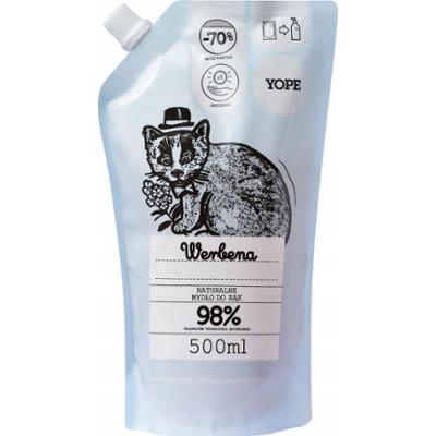 Yope Naturalne Mydło w Płynie Do Rąk Cytrusowe Werbena Zapas Doypack 500ml