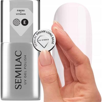 Semilac Dream Long Base Pielęgnująca Baza Do Lakierów Hybrydowych Wit E 7ml