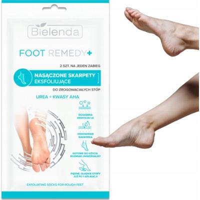 Bielenda Foot Remedy Skarpety Eksfoliujące Nasączone Mocznik Kwasy AHA Para