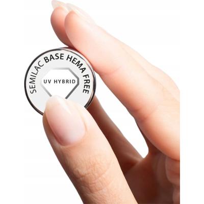 Semilac Base Hema Free Baza Hybrydowa Do Paznokci Manicure Bezbarwna 7ml