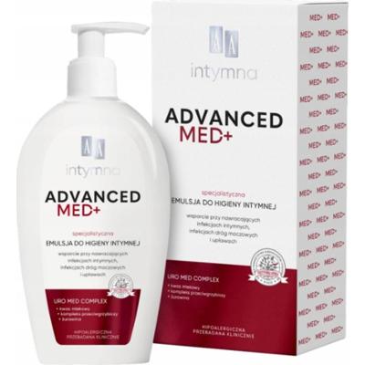 AA Intymna Med Advanced Emulsja Do Higieny Intymnej z Kwasem Mlekowym 300ml