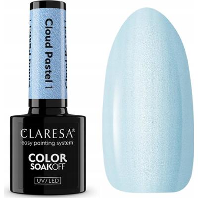 Claresa Lakier Hybrydowy Do Paznokci Perłowy Błękit Cloud Pastel 1 5g