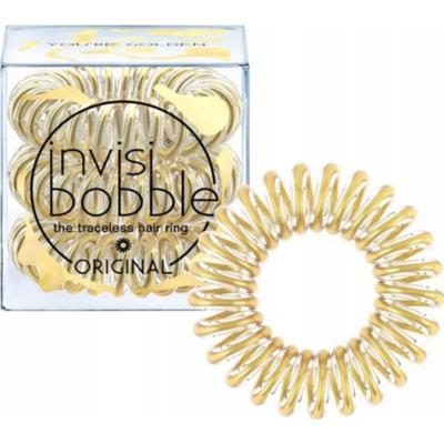 Invisibobble Gumki Do Włosów Sprężynki Jasne Złote You're Golden 3 sztuki