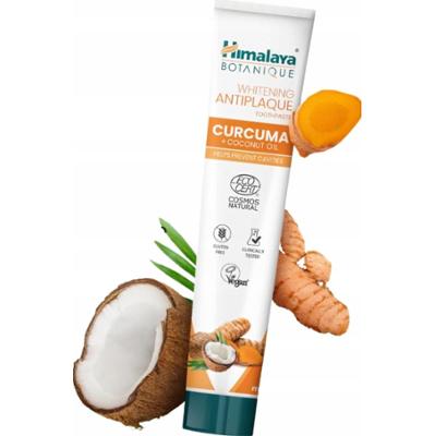 Himalaya Botanique Wybielająca Pasta Do Zębów Kurkuma i Olej Kokosowy 75ml