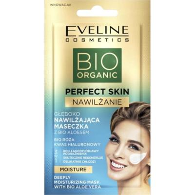 Eveline Perfect Skin BIO Maseczka Maska Głęboko Nawilżająca z Aloesem 3w1