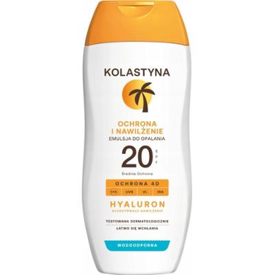Kolastyna Hyaluron Wodoodporna Emulsja Do Opalania Ochronna 4D SPF 20 200ml