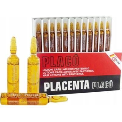 Kallos Ampułki Placenta Placo Porost Włosów 12szt x 10ml