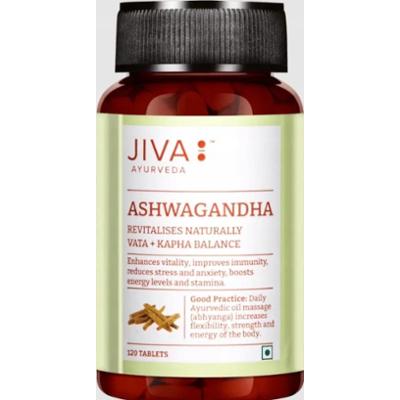 Jiva Ashwagandha Suplement Diety 120 Tabletek