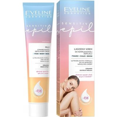 Eveline Łagodny Krem Do Depilacji Szpatułka 125ml