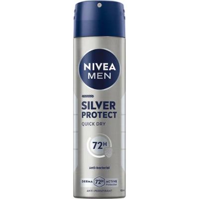 Nivea Men Silver Protect Antibacterial 72H Antyperspirant Męski Spray 150ml