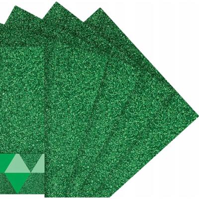 Happy Color Arkusze Piankowe Brokatowe Elastyczne Zielone 2mm 20x30cm 5 szt