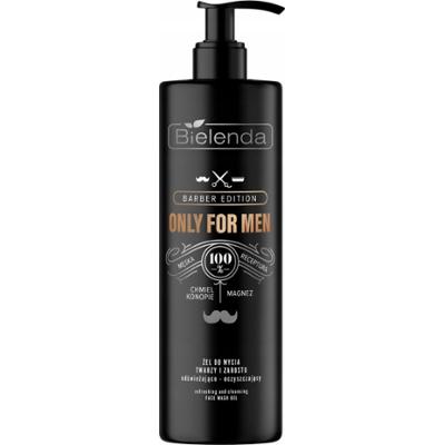 Bielenda Only For Men Barber Odświeżający Męski Żel Do Mycia Twarzy 190g