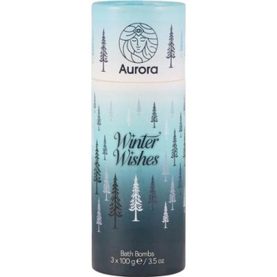 Aurora Winter Wishes Zestaw Prezentowy SPA Musujące Kule Do Kąpieli 3x100g