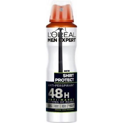 Loreal Men Expert 48h Męski Antyperspirant w Sprayu Shirt Protect 150 ml