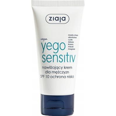 Ziaja Yego Sensitiv Nawilżający Krem Do Twarzy Dla Mężczyzn SPF 10 50ml