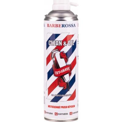 Normatek Barberossa Clean Oil Spray Do Dezynfekcji Smarowania Ostrzy 500ml