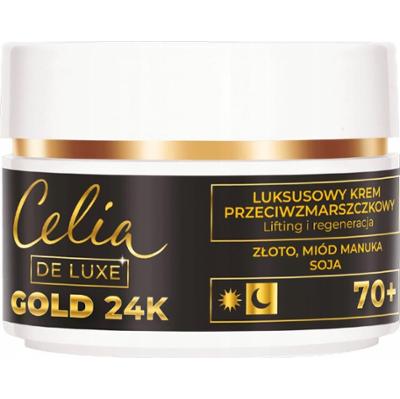 Zestaw Prezentowy Kosmetyków Gold 24K Krem do Rąk + Krem Do Twarzy 70+ 50ml