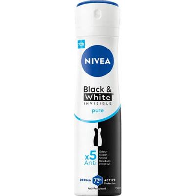 Nivea Black White Invisible Pure 72H Antyperspirant Damski Spray 150ml