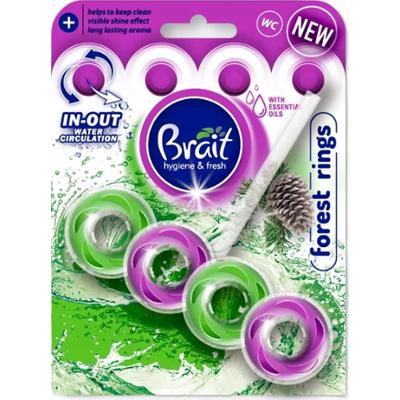 Brait Zawieszka Kostka Do WC Forest Rings Intensywna Piana Leśny Zapach 40g