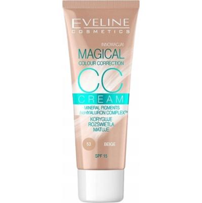 Eveline Magical Colour CC Krem Podkład Do Twarzy SPF15 53 Beige 30ml