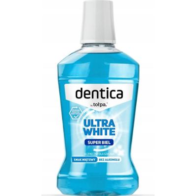 Tołpa Dentica Ultra White Miętowy Płyn Do Płukania Jamy Ustnej 500ml