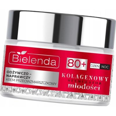 Bielenda Kolagenowy Stymulator Młodości Krem Do Twarzy Dzień Noc 80+ 50ml