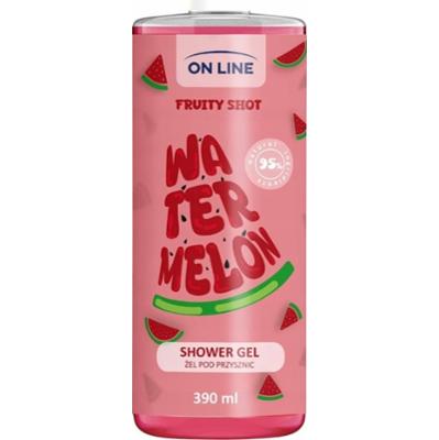 On Line Fruity Shot Odświeżający Żel Pod Prysznic Arbuz i Mięta 390ml
