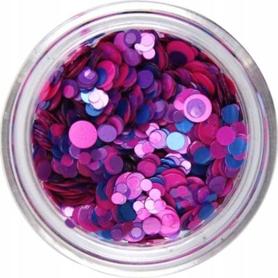 Claresa Kolorowy Pyłek Do Paznokci Hybrydowych Zdobień Confetti 6 Pink
