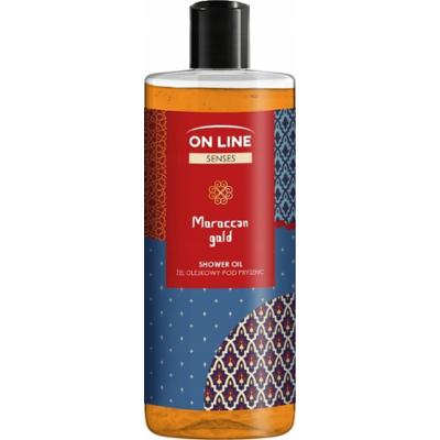 On Line Senses Maroccan Gold Olejkowy Żel Pod Prysznic Marula Figa 500ml
