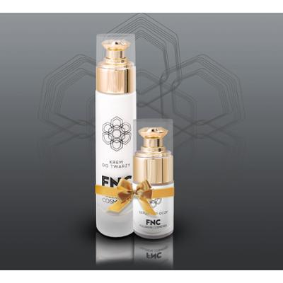 Zestaw do pielęgnacji twarzy FNC (Serum pod oczy + krem do twarzy)