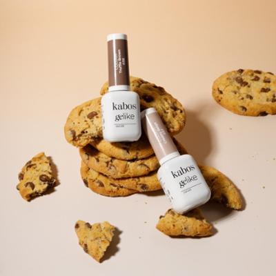 Lakier hybrydowy Kabos Gelike 036 Truffle Brown 8 ml