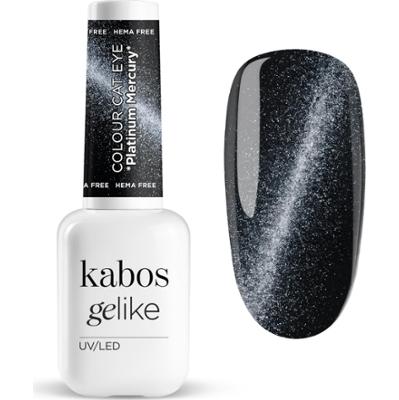 Lakier hybrydowy Kabos Gelike Cat Eye Platinum Mercury 8 ml