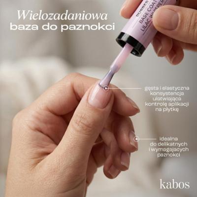 Kolorowa baza hybrydowa Kabos Gelstudio Rubber Base Coat Cotton Kiss 10 ml