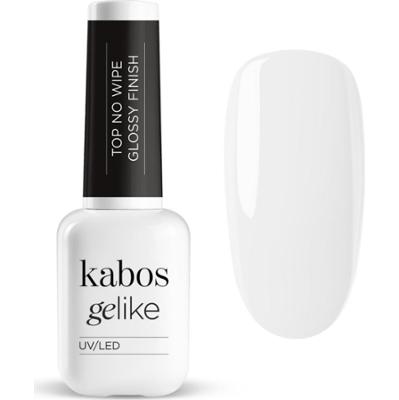 Top Hybrydowy Kabos Gelike Top Coat No Wipe Glossy Finish 10 ml