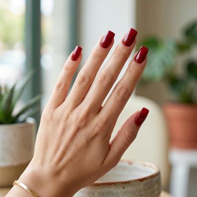 Puder do manicure tytanowego Kabos MDS 030 Red Heart 20 g