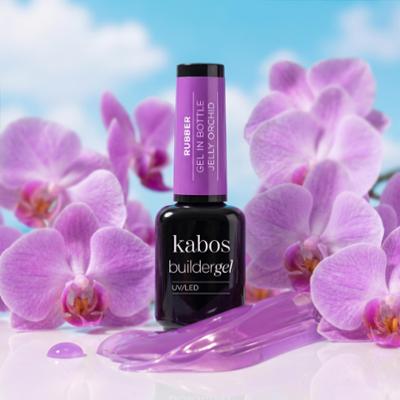 Żel budujący Kabos Builder Rubber Gel in Bottle UV/LED Jelly Orchid 12 g