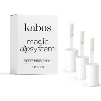 Zapasowe pędzelki do Top i Base Gel Kabos MDS - 3 sztuki