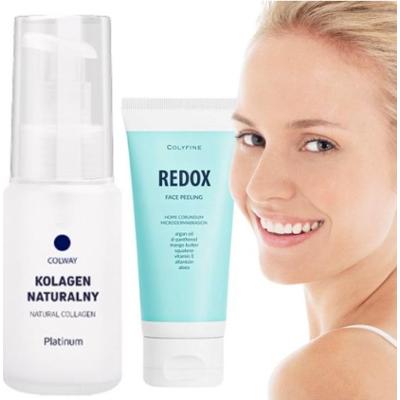 Zestaw Kolagen PLATINUM 50ml  + Peeling REDOX
