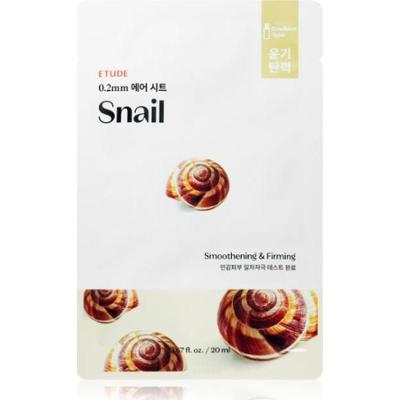 ETUDE 0.2 Therapy Air Smoothing Fabric Mask z ekstraktem ze śluzu ślimaka 20 ml