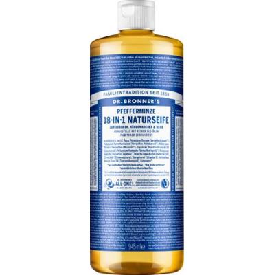 Dr. bronner's Mydło w płynie 18w1 - Mięta pieprzowa, 945 ml