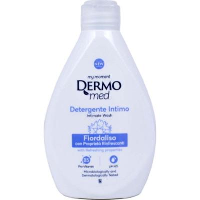 Dermomed Środek do higieny intymnej Ph 4.5 Dozownik odświeżający z kwiatem chabra 250 ml