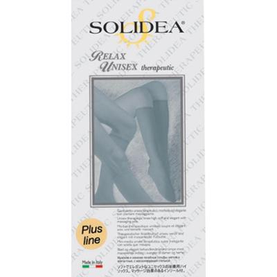 Solidea Podkolanówki Relax Ccl3 Plus z odkrytymi palcami 34 46mmHg 2M Natur