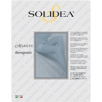 Solidea Pończochy Marilyn Ccl1 z zakrytymi palcami ClasseA 18 21mmHg L Natur
