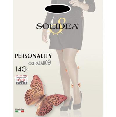 Solidea Rajstopy uciskowe Personality 140Den Eleganckie 18 21mmHg 2XXL Czarne