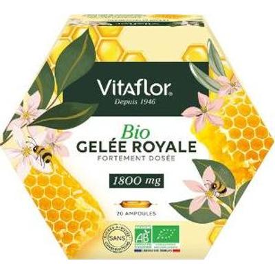 Vitaflor Organiczne mleczko pszczele 1800mg 20 ampułek