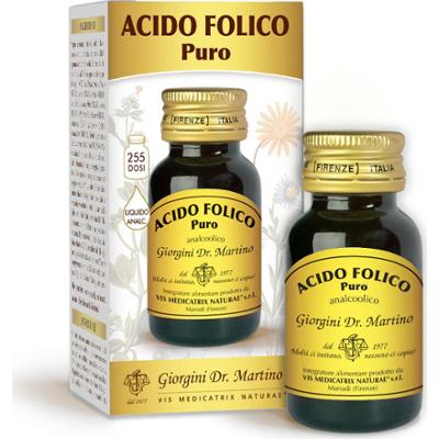 Dr Giorgini Czysty kwas foliowy w płynie bez alkoholu 30 ml