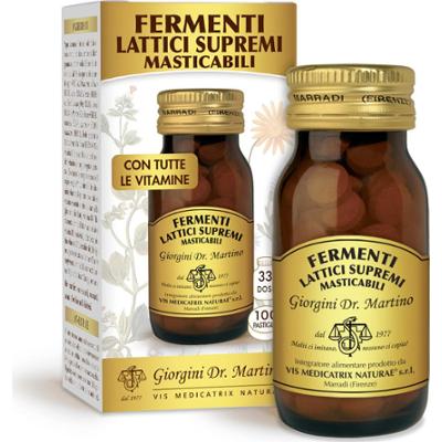 Dr Giorgini Supreme Fermenty mlekowe do żucia 50g - 100 tabletek po 500mg